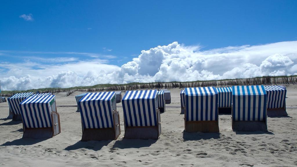 Ferienwohnung Strandhafer ノルダーナイ エクステリア 写真